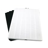 4 Pieces Air Purifier Parts Carbon Pre-filters And 1 Piece Main Filter,compatible For Winix, 115115 5300 5500 6300