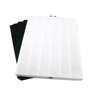 4 Pieces Air Purifier Parts Carbon Pre-filters And 1 Piece Main Filter,compatible For Winix, 115115 5300 5500 6300