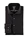 Produktbild OLYMP Herren Businesshemd Langarm Luxor 24/Seven,Einfarbig,modern fit,Kent-Kragen,schwarz 68,43