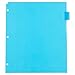 JAM Paper Poly Dividers, 8-Tab, Assorted Colors, 6 Packs (375032922A)