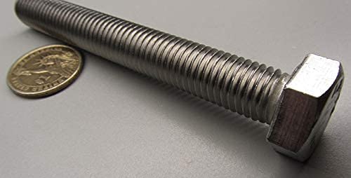 18-8 A2 Stainless Steel Hex Bolts FT M14 x 2 mm x 110 mm Long 5 pcs