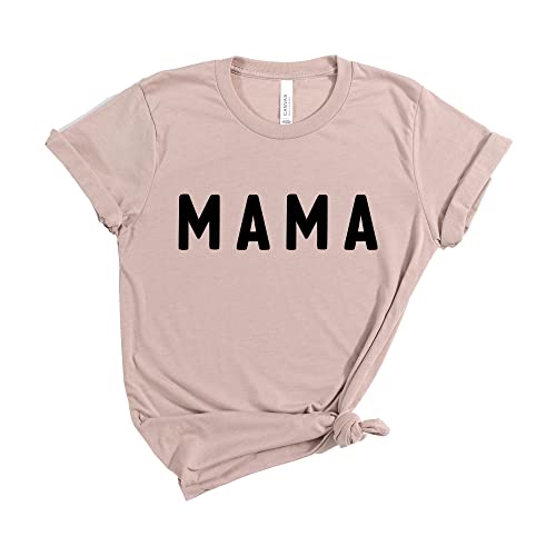 Verita Culture Mom And Dad Shirts Women Mama Dad Letter Printed T-Shirt Mama Graphic Tee Casual Short Sleeve Tops Tee thumb #5