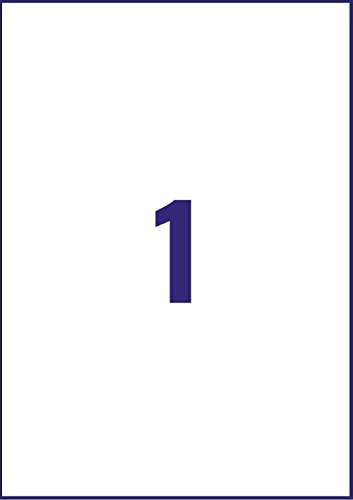 Avery - 24904 - Feuilles adhésives repositionnables effaçables - 2 pièces - Polypro - A2 - Blanc