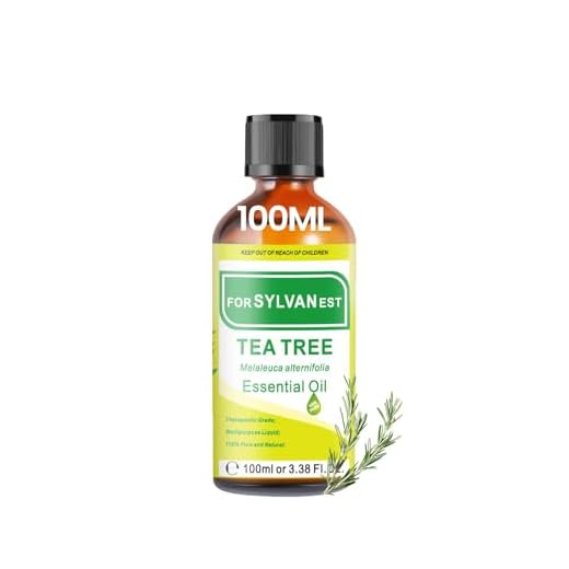 FORSYLVANEST Aceite Esencial de Árbol de Té 100ML 100% Puro Aceite Natural de Aromaterapia para SPA Masaje Cuidado de la Piel y el Cabello Baños 3.38 Fl.Oz