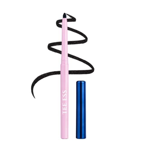 Image of TEE ESS Long Stay Kajal | Retractable Pencil | Waterproof, Smudge Proof | Intense Black Color | 24H Long Lasting | Smooth One-Stroke Application | With Vitamin E | Twist-Up Black Kajal | 30 gms