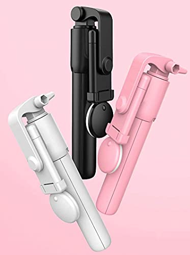 ROM Tragbares Handy-Stativ Selfie-Stick rundes Licht integrierte Fülllicht Live-Video mit Bluetooth-Handyhalter – Bild 7