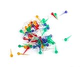  Clous en plastique multicolores pour String art - 15 mm - 100 pcs