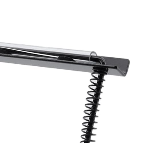 Geesatis 10 Hole Harmonica Neck Stand Bracket Metal Adjustable Harmonica Neck Holder Stand, Black