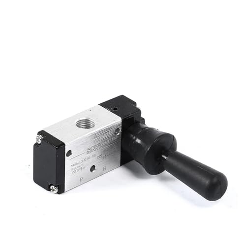 Válvula manual neumática 2 posiciones 5 vías 4H410-15 con conectores 4