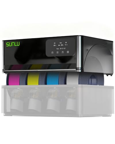 SUNLU AMS Heater para Bambu Lab AMS Gen 1, 4 Carretes Kit de Upgrade Secadora de Filamento, Impresion y Secado Simultaneos, Calentamiento 70°C en 20 Min con Doble Flujo de Aire y Triple Proteccion