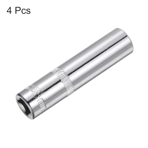 Douille peu profonde de 8 mm avec finition chromée et acier haute performance