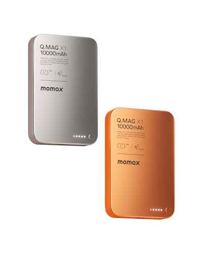 MOMAX 2-Pack 10000mAh Magnetic Charger