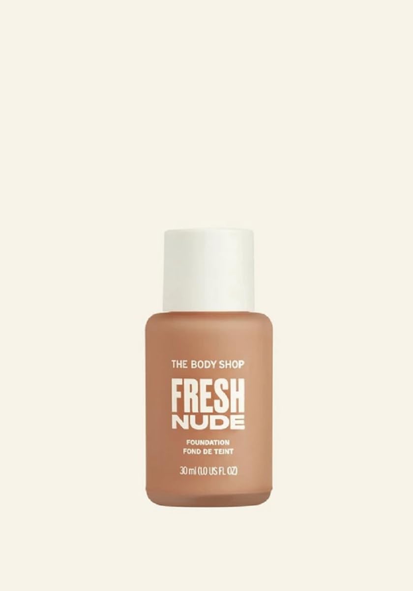 The Body Shop Fresh Nude Foundation 30ml nude glow finish Tan 2N, 30 ml (Pack of 1)