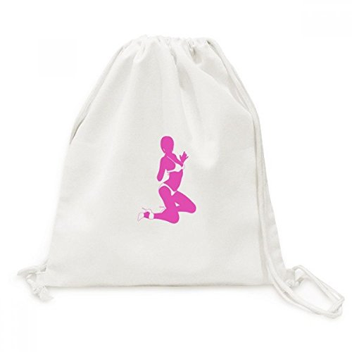 Sac de voyage en toile femme bikini fin des sacs trop lourds