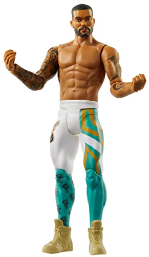 WWE Montez Ford Basic Series #108 Action Figure in 6-inch Scale with Articulation & Ring Gear