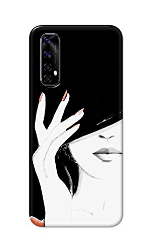 Image of PRINTFIDAA Photo of Beautiful Girl Hard Back Cover for Realme Narzo 20 Pro /Realme 7 / Narzo 30 Back Cover -(P6) KAT1005