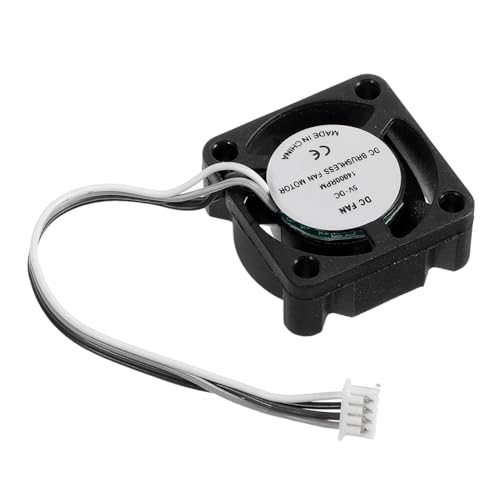 LIGIGWASH Ventilador para Impresora con Cojinete Doble Ventilador Axial Dc Silencioso de Plástico para Refrigeración y Disipación Térmica Prolongada