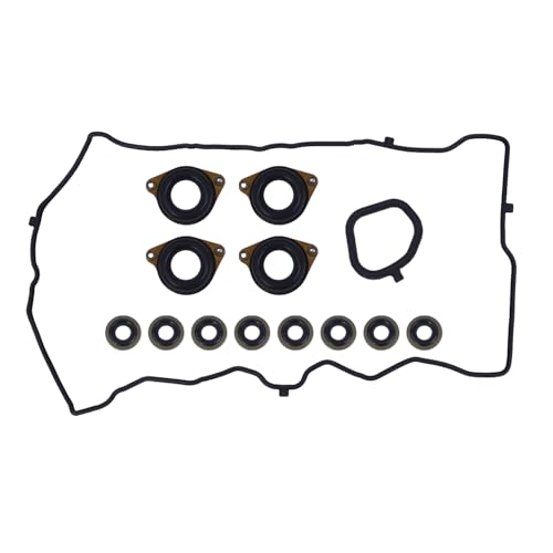 Image of Valve Cover Gasket Set Replacement for Honda Accord 2.4L EX EX-L LX LX-S Coupe Sedan Sport Sedan(2013-2017) | Replaces 12030-5A2-A01, 2.4 Valve Cover Packing