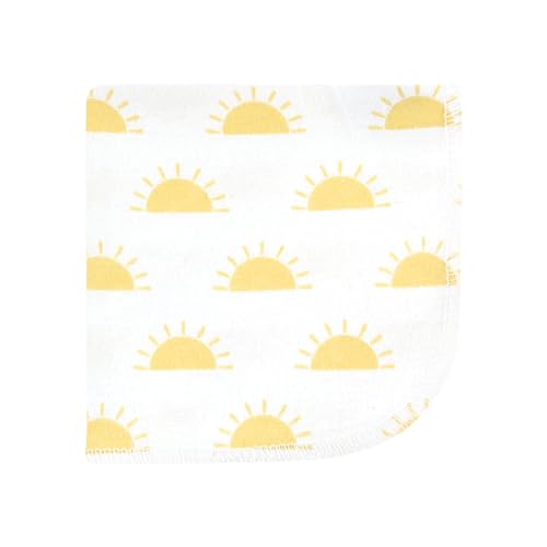 Image of Hudson Baby Unisex Baby Flannel Cotton Poly Washcloths, Desert Cactus 12 Pack, One Size