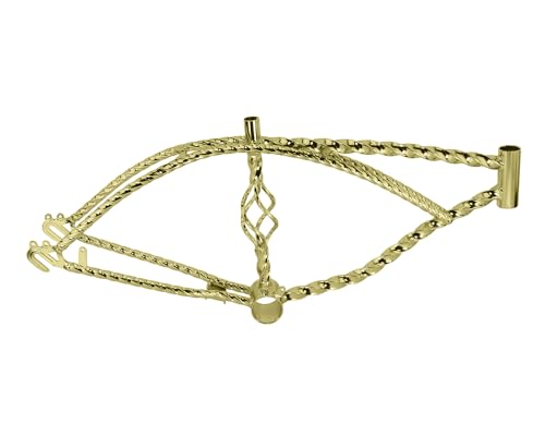 Lowrider Bike 20 Cage Twisted Frame Gold.