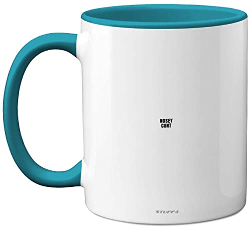 Stuff4 Nosey C**t Mug, Fun Sarcastic Gifts for Work Colleagues Crude Rude Xmas Gift