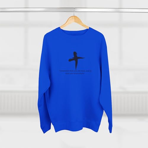 Ash Wednesday Unisex Comfort Crewneck Sweatshirt, Faith and Remembrance Apparel4