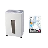 ナカバヤシ パーソナル シュレッダ ノイズレス ハイセキュリティ マイクロカット ホワイト Z0620 メンテナンスシートセット