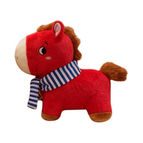 Generico Caballo De Peluche | 2026 Decoración De La Habitación De La Suerte,Mascota De Caballo De Pie De Caballo De Pie 2026,para Colegas Niños Adultos Hogar Oficina Coche Dormitorio Sofá