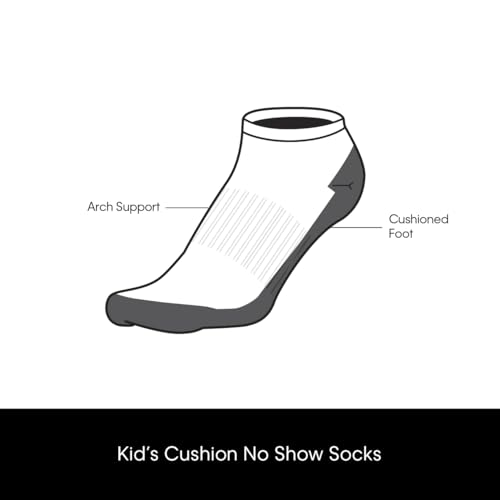 Calvin Klein Girls No Show Socks - 6 Pack Athletic Low Cut Socks for Girls (M-L)3
