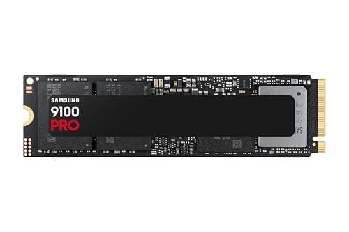 Samsung Memory MZ-VAP8T0BW 9100 PRO 8TB Internal SSD, PCIe 5.0 x4, NVMe 2.0, SSD Designed for Pros &amp; Gamers, Compatible with PC &amp; Laptops, 5 Year Limited Warranty (UK Version)