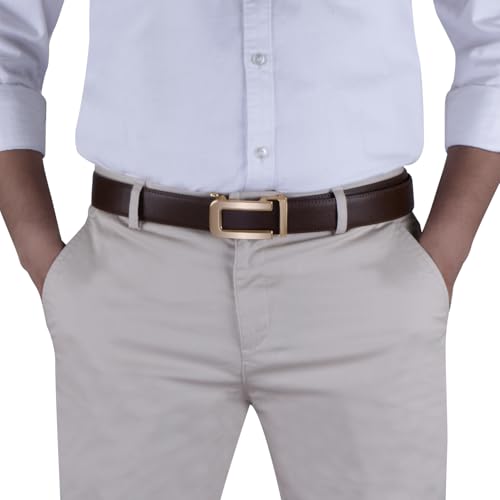 Image of Labnoft Men's PU Leather Auto-lock Belt