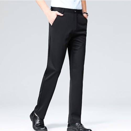 Men Suit Dress Pants Slim Fit Wedding Pants Flat Front Men Formal Straight Fit Skinny Suit Pant Wrinkle Stretch Suits4