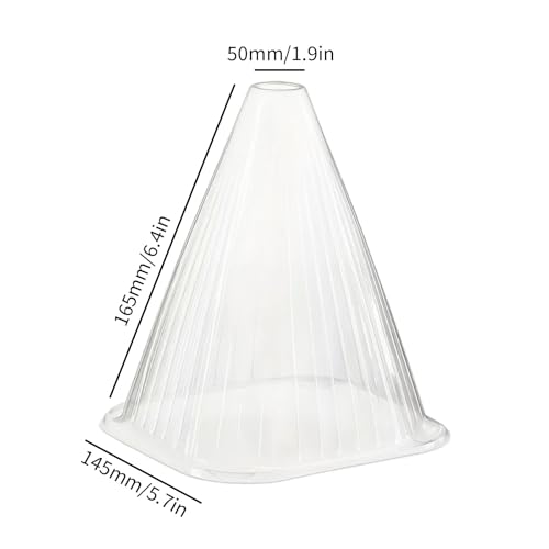 100pcs Gardening Greenhouse Plant Covers Transparent Garden Cloches for Plants, 2025 Upgraded Reusable Bell Plant Cover Plastic Small Plant Seedling Protector Bell Jar Cloches (100) by MGARDENMYI - Image 7