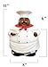 Kitchen Decor African American, Black Bistro Happy Chef, Cookie Jar Canister, 89076 by ACK