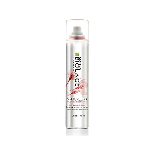 Biolage Waterless Clean & Recharge Dry Shampoo | Cleanses & Helps Control Oil To Refresh Second Day Hair | For Oil Control | 3.4 Oz
