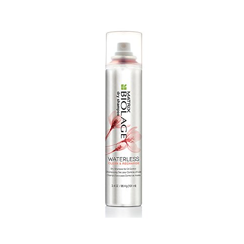 BIOLAGE Waterless Clean & Recharge Dry Shampoo | Cleanses & Helps Control Oil To Refresh Second Day Hair | For Oil Control | 3.4 Oz.