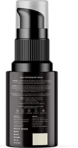 Azani Hair Serum - 1.69 Oz With Biotin, Keratin & Redensyl - Enhances Shine, Smooths Frizz & Flyaways - Repairs Rough, Damaged Hair, Makes Hair Look Strong, Shiny & Healthy - Women & Men #TOP7