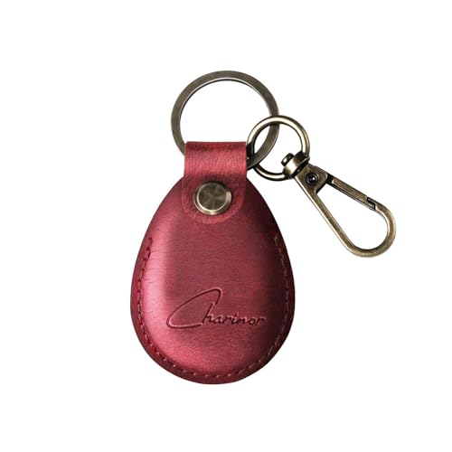 Ya en manzanajugosa.com: Funda para Apple AirTag colgante, llavero Airtags de cuero auténtico, funda oculta para Air Tag[rojo vino 2.0]