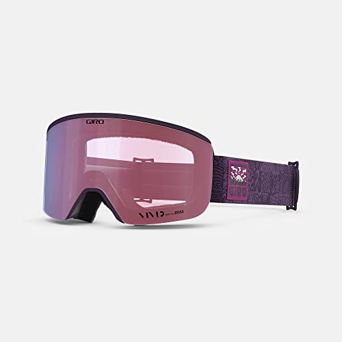 Giro Ella Ski Goggles - Snowboard Goggles For Women - Urchin Adventure Grid Strap With Vivid Pink/Vivid Infrared Lenses #TOP2