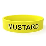 Yellow Mustard Dressing Label - Mustard Squeeze Bottle Label for 16oz, 20oz, 24oz, 32oz Mustard Squirt Bottle Containers - Colored Food Labels for Restaurant, Food Truck, Small Business