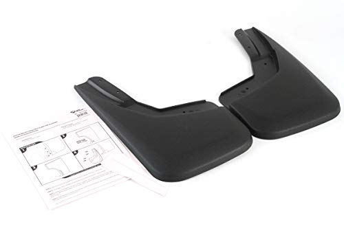 Red Hound Auto 2014-2018 Compatible With Silverado 1500 & 2015-2018 Silverado 2500 3500 Molded Splash Mud Flaps Custom Fit Front Only 2 Piece Set Pair Set (Not Gmc Sierra, Chevrolet Only) #TOP5
