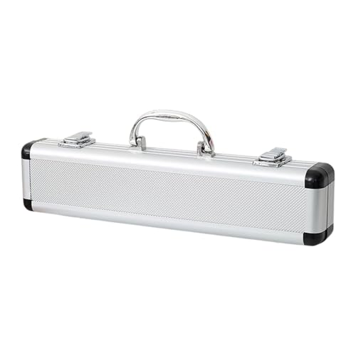 Étui pour flûte en alliage d'aluminium antichoc pour clé D