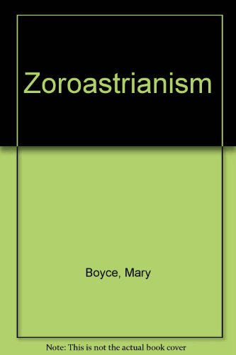 Zoroastrianism 0389204781 Book Cover