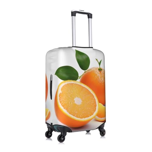 Orange Tsa Approved Luggage Cover For 18-32 Inch Suitcases Scratch-Resistant Stretch Luggage Cover3