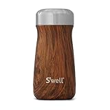 S'well 10312-B17-00820 Stainless Steel Travel Mug, 12oz, Teakwood