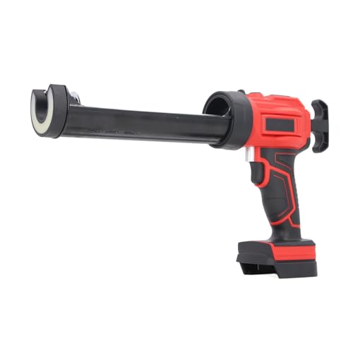 Cordless Caulking Gun, 4 Speed Adjustment, Electric Caulk Gun with LED Light for Filling Sealing Home Renovations, DIY Projects