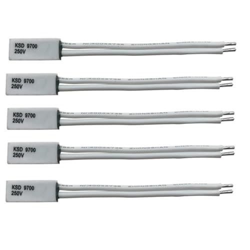 50�� KSD9700 40��-250�� 10A 16A 250V �Z���~�b�N �m�[�}���N���[�Y �m�[�}���I�[�v�� �T�[���X�^�b�g �T�[�}���v���e�N�^�[ 40��-240�� �ߔM�ی� ���x���� �d�C�@�� ���S���u (Ceramics-10A-NC,115C)