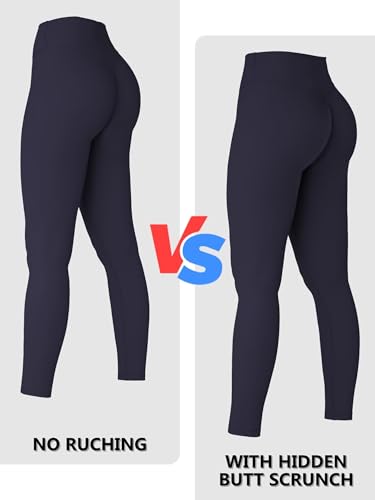 Image of Sunzel Sunzfly Invisible Butt Scrunch Workout Leggings for Women, Butt Lifting High Waisted Gym Yoga Pants with Tummy Control
