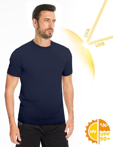 Men's T-Shirts Dry Fit UPF 50+ Short Sleeve Workout Athletic Casual Gym Running Tee Fishing Tops Rash Guard Shirts2