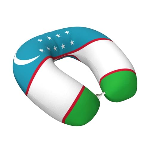 Almohada de viaje ergonómica espuma viscoelástica negra miniatura 2